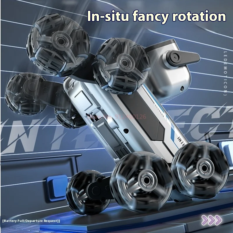 Double Remote Control High-Tech Electro-Mechanical Dog Eight Rounds Stunt Gesture Electric Gift For Childrenhildren 4