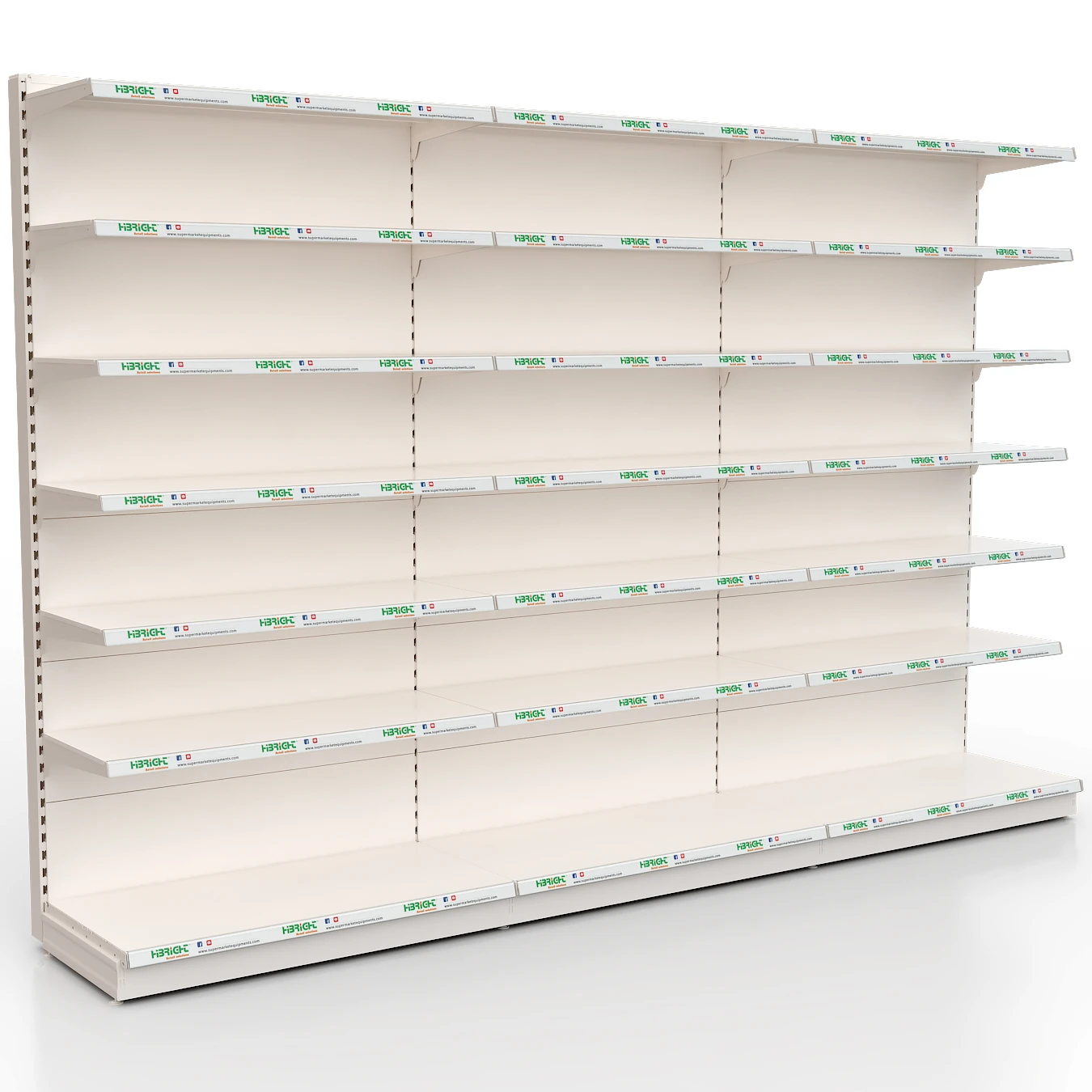 1Pc Ferro Metallo Scaffale Minimarket Attrezzature Negozio Di Snack Espositori Gondola Scaffali Del Supermercato