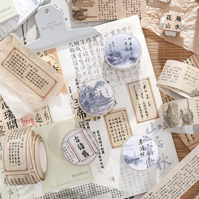 Decorative Washi Tape Set - Life of a Poet