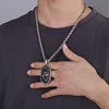 Biker Wolf Tag Pendant Necklace Stainless Steel Rope Chain For Mens Holiday Gifts for Father .Husband .Boyfriends 5