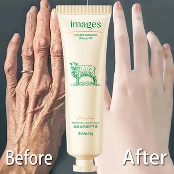 Collagen Anti-Wrinkle Hand Cream Skin Soften Nourish Anti-Drying Whitening Moisturizing Cracked Repair Product Skin Care 2024