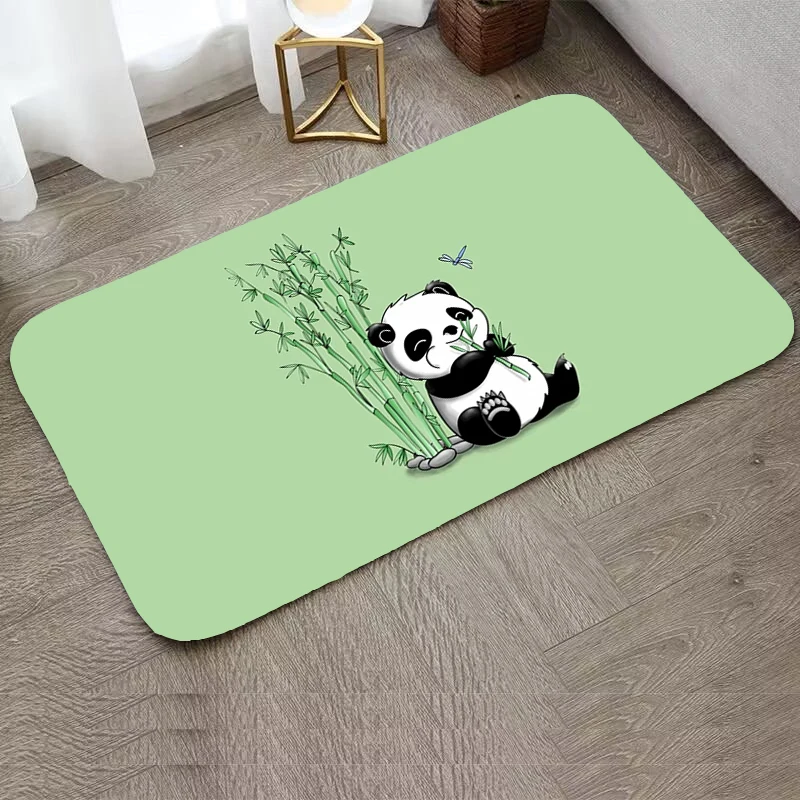 

Panda Cute Doormat Children Room Mat Non-slip And Washable Kitchen Mat Rug Floor Mats For Home Entrance Door Mats Carpet Foot