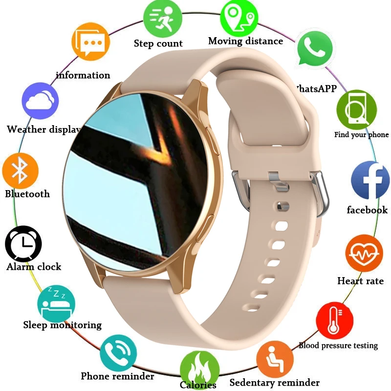 ZODVBOZ New Women Bluetooth Call Smart Watch HeartRate Blood Pressure Monitoring Smartwatches IP67 Waterproof Men Smartwatch Box