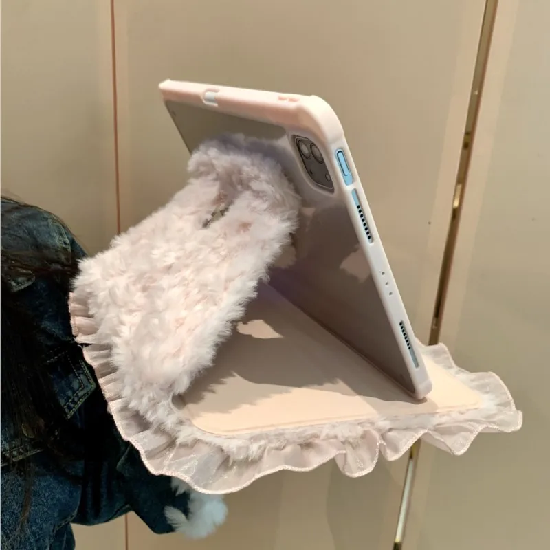Cute Plush Handmade Tablet Case - Enhanced Protection