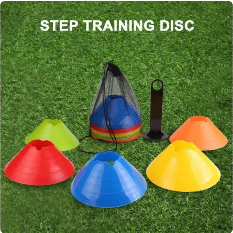 

1Pcs Soccer Training Sign Dish Pressure Resistant Cones Marker Compact Soccer Agility Training Disc Cone Football Sport Training