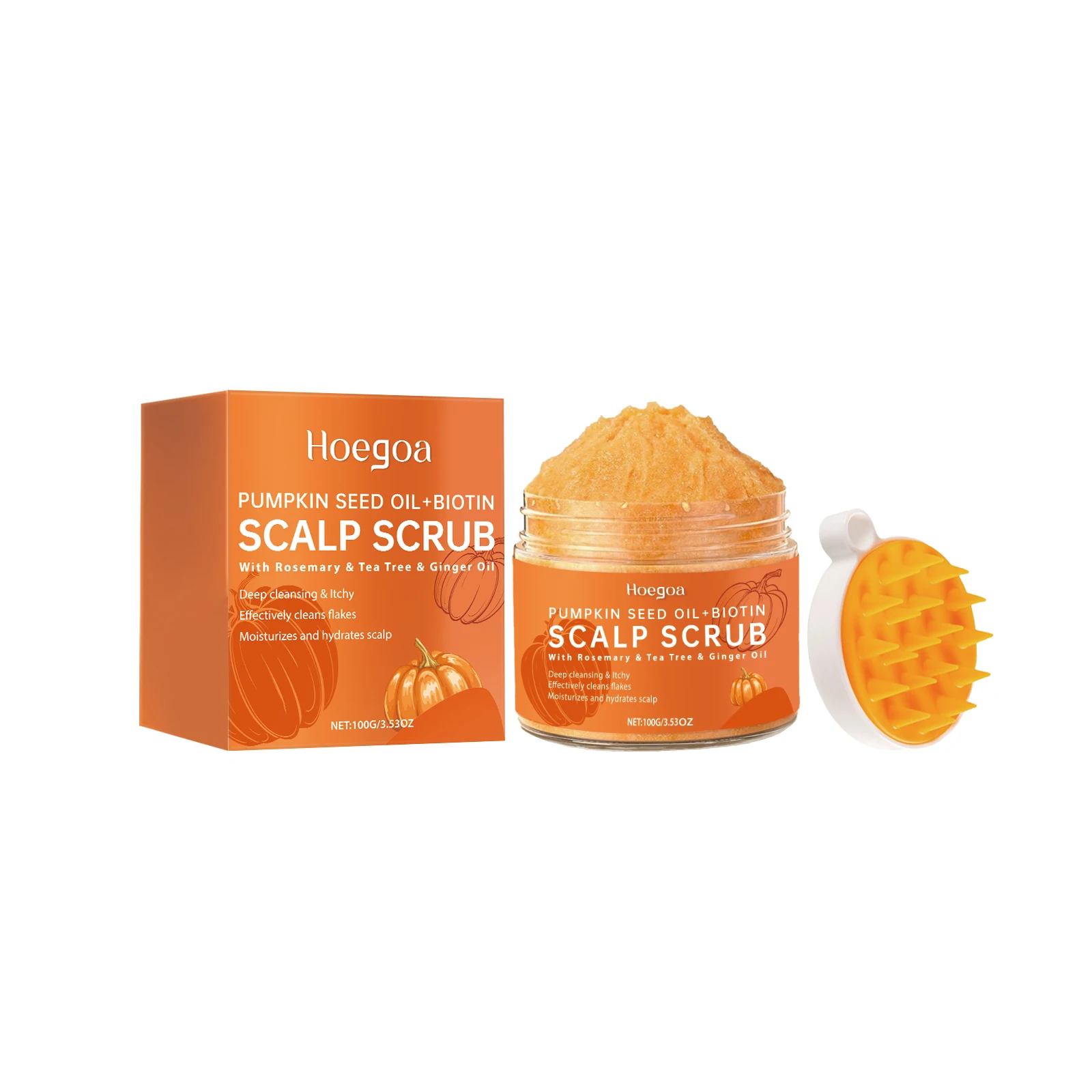Hoegoa  Scalp Nourishing Scrub - Gentle Cleansing, Exfoliating, Scalp Care, Smoothness, Moisturizing & Refreshing Scrub 1set
