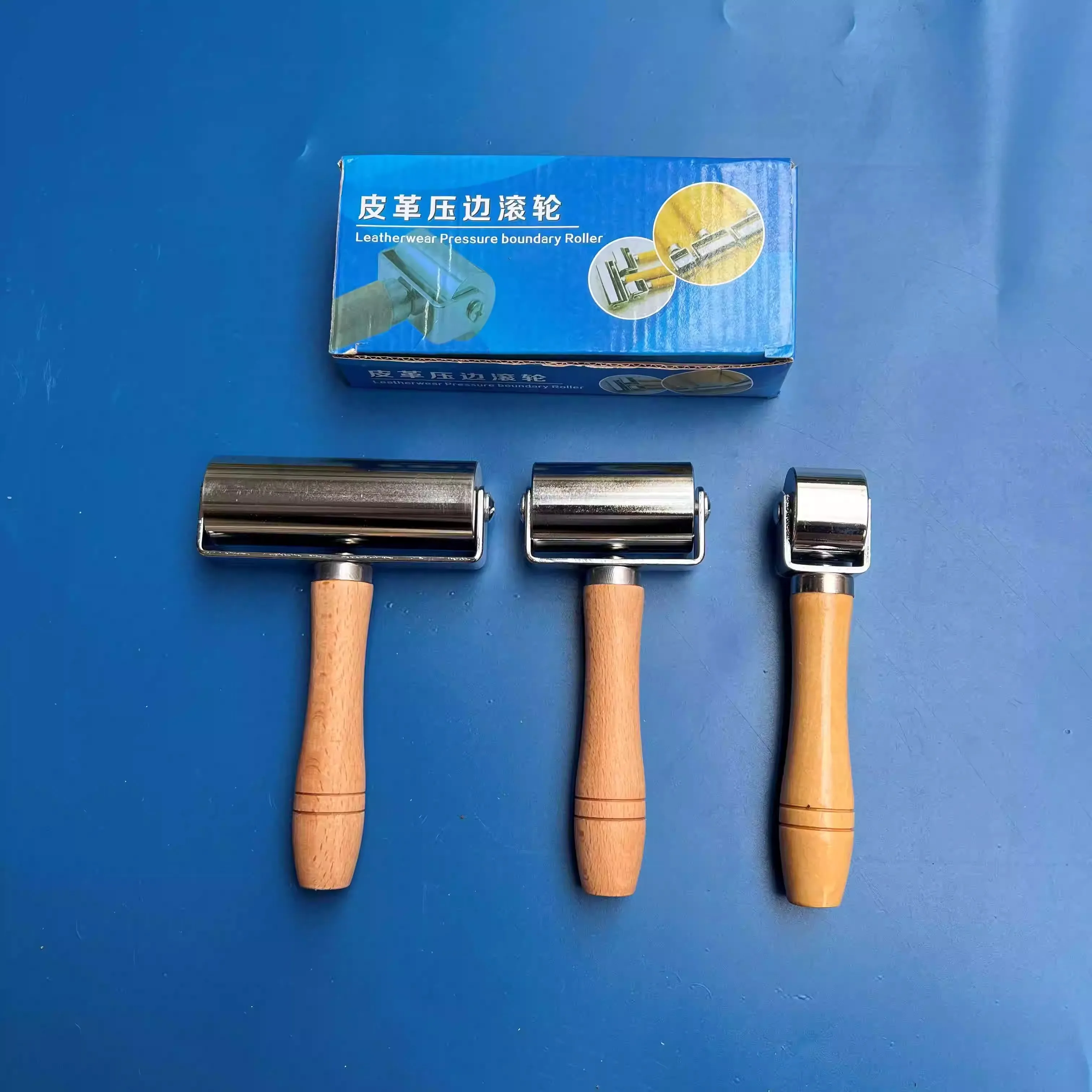 Press Edge Roller Leather Craft Glue Laminating Tool Leather Edge Creaser Smoother Steel Iron Roller DIY Handmade 25/60/100 for leather tools,leather craft tools,leather craft tool