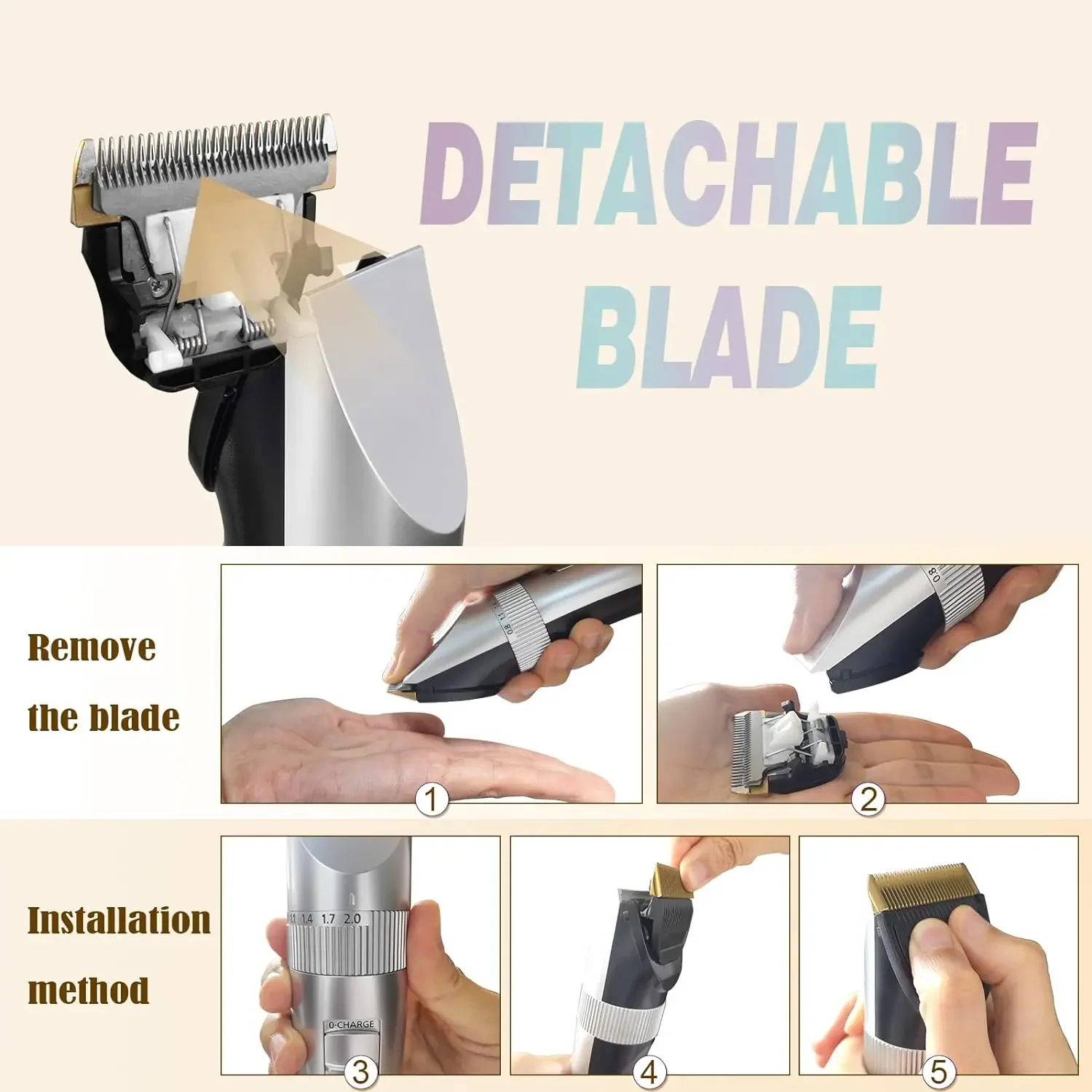 Professional Blade Fit For Panasonic Hair Trimmer ER-GP80