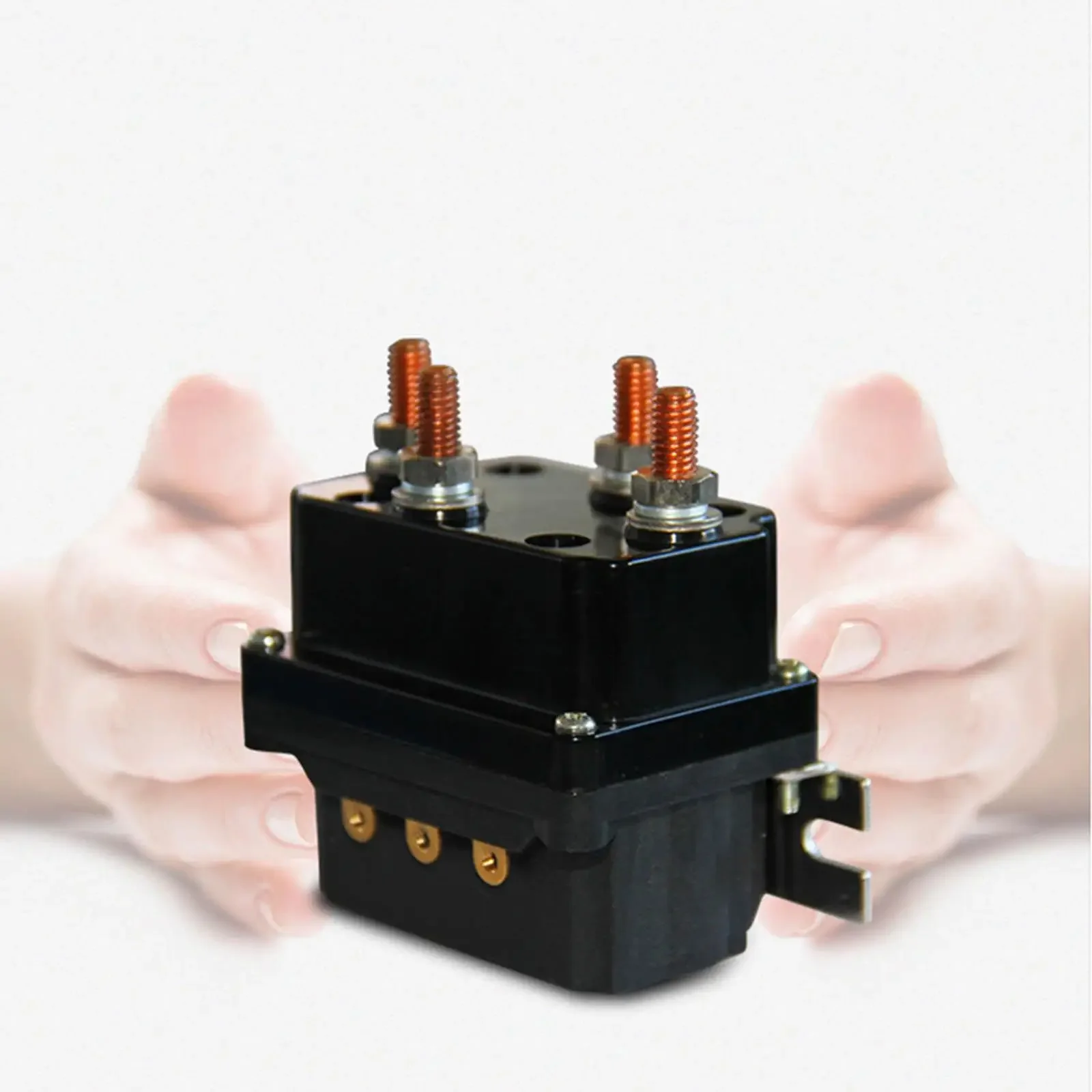 Winch Solenoid Relay 12V 250A Replacement Universal Spare Parts Winch Solenoid Relay Contactor for ATV SUV Premium Durable