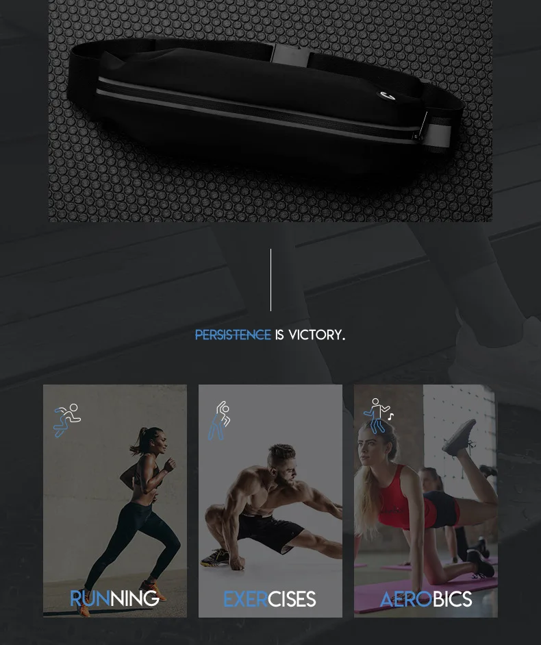 7-Inch Mobile Phone Bag Running Sports Waist Bag Outdoor Multi-Functional Marathon Equipment Fitness Invisible Belt Waist Bags 4