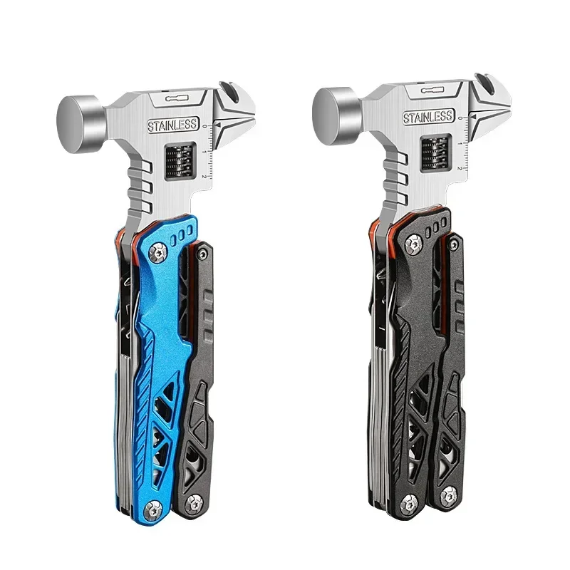 

Emergency Combination Nail Spanner Hammer Vehicle Multifunctional High Steel Carbon Outdoor Pliers