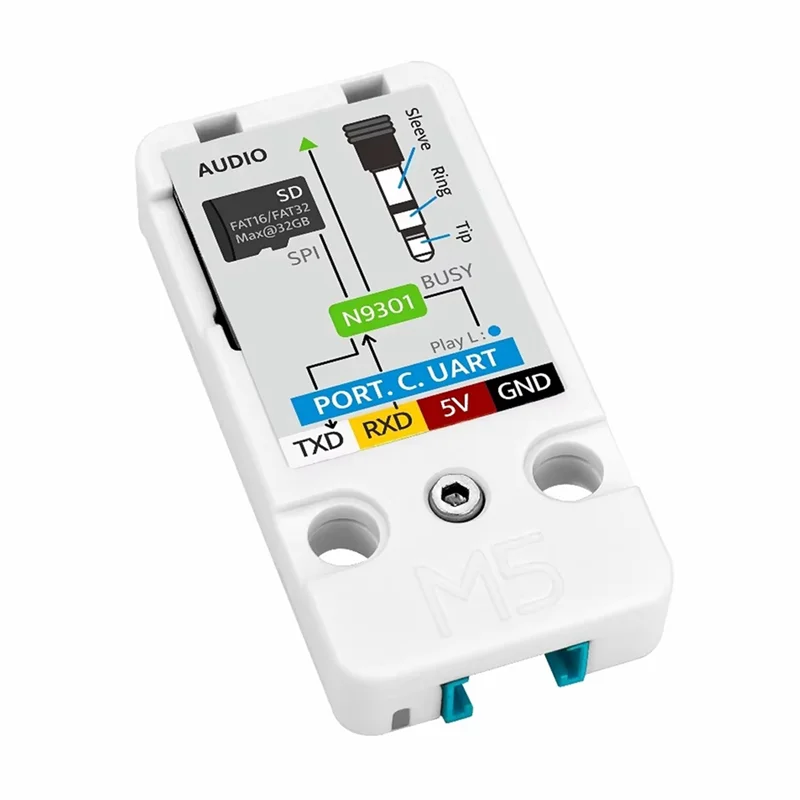 3.5Mm 스테레오 잭 출력을 갖춘 B92B-N9301 오디오 플레이어 장치, MP3 WAV 재생 지원, 내장 오디오 디코딩 칩