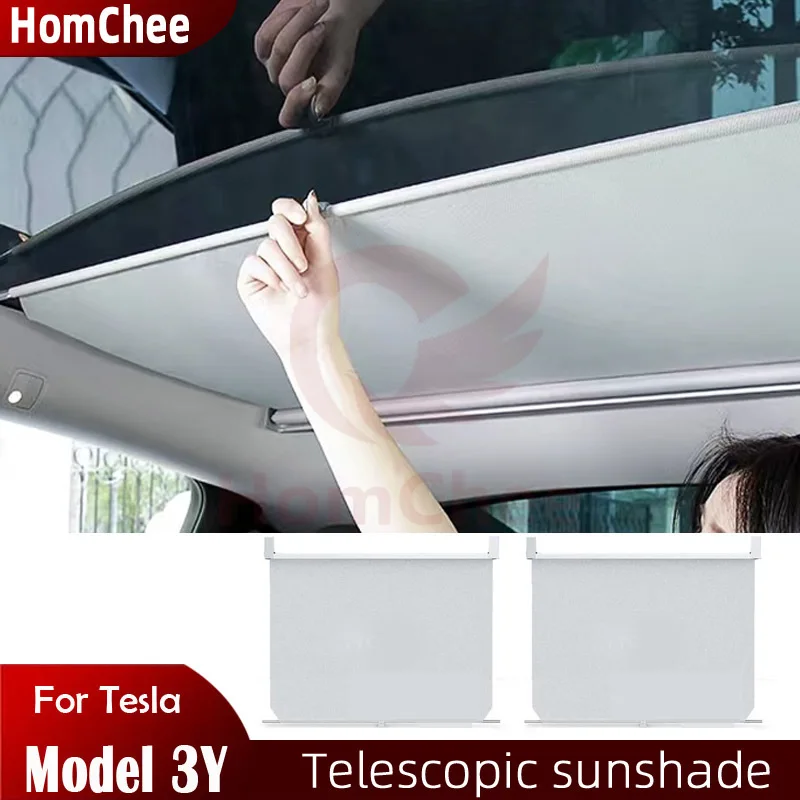 HomChee складной солнцезащитный козырек для Tesla Model 3/Y крыши изоляция окон защита от