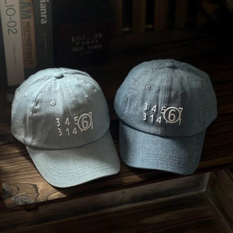 2023 Denim Mother Kids Baseball Caps Autumn Children's Embroidery Parent Child Hat Kids Accessories