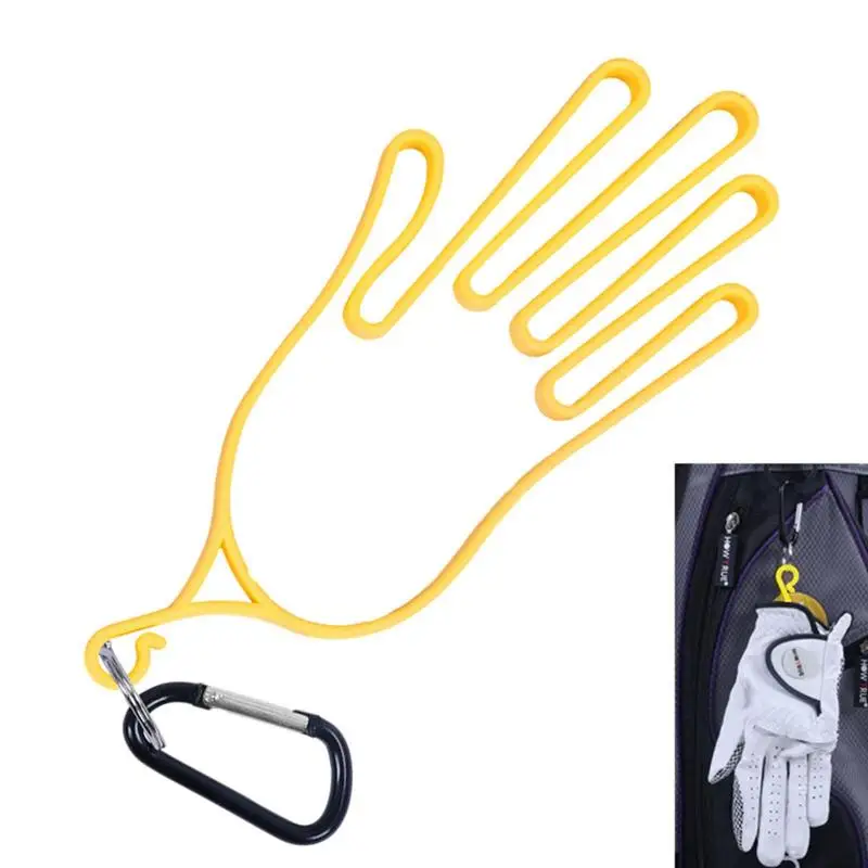 

Golf Gloves Holder Golf Glove Keeper Sports Golfer Tool Gear Rack Dryer Hanger Stretcher With Buckles