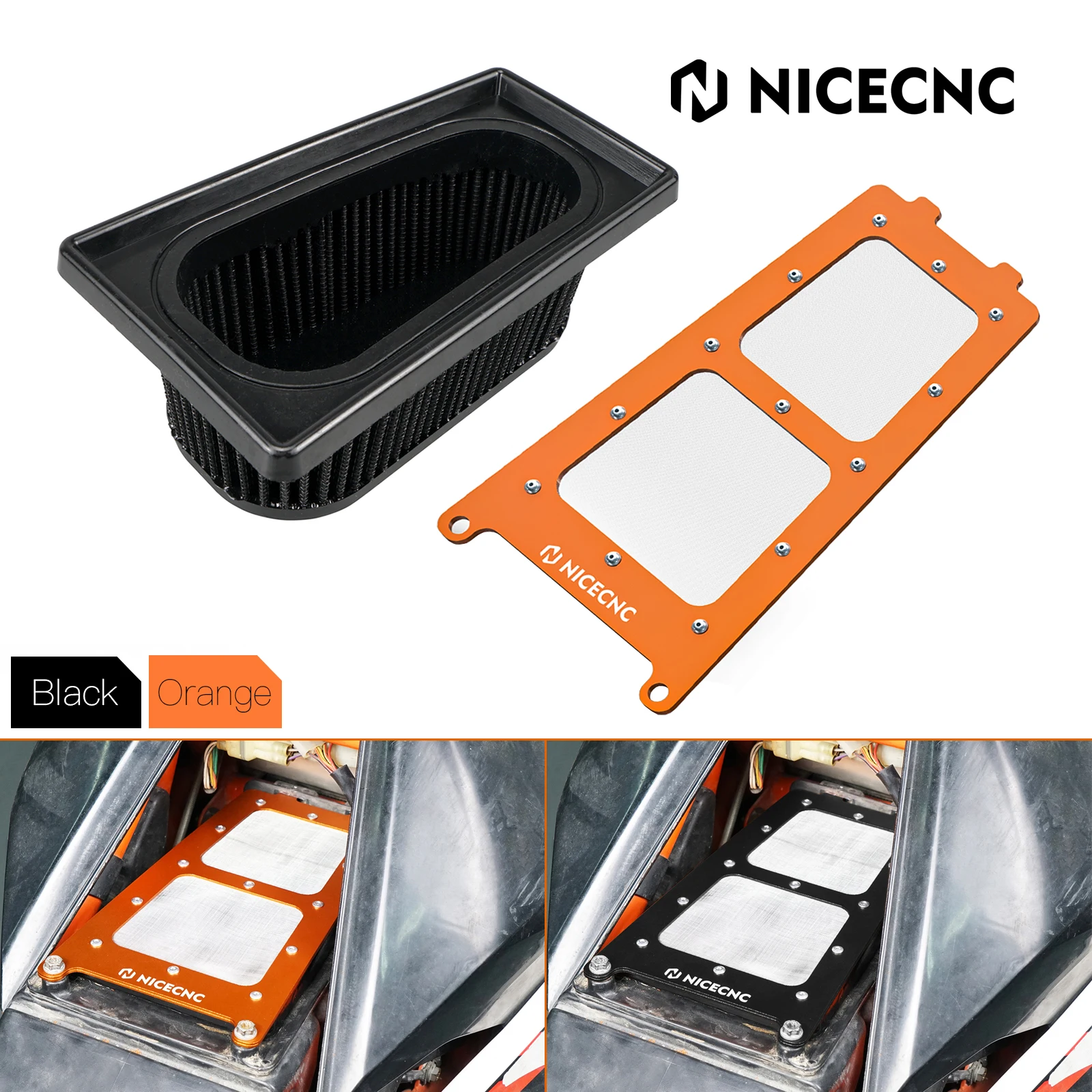 Per Ktm 690 Enduro 08-09 690 Enduro R 2009-2023 Coperchio Airbox Filtro Aria Riutilizzabile Per Ktm 690 Smc R 2012-2023 690 Smc 2007-2011