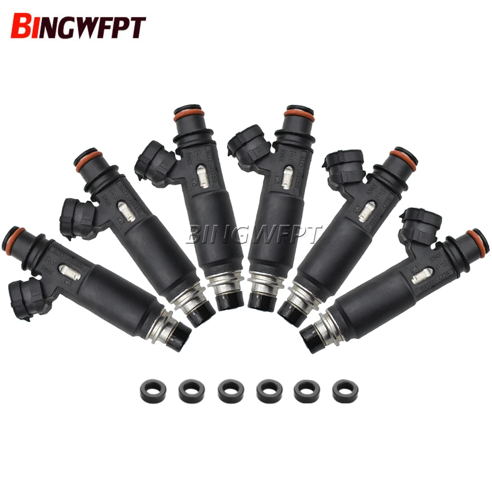 6PCS Fuel Injector Nozzle MR578878 1955004370 For Mitsubishi Montero