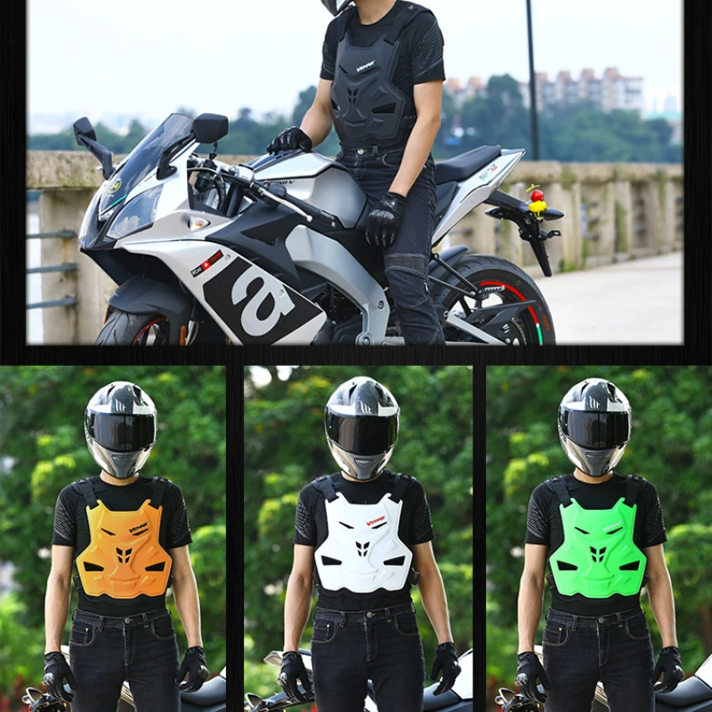 Summer Off-road Motorcycle Armor Riding Racing Car Anti Fall Clothing Chest Protection Hemp Rope Patterned Armor