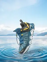  Rax Men's Aqua Upstreams Shoes Quick-drying Breathble Fishing Shoes Women Hole PU Insole Anti-slip Water Shoes 