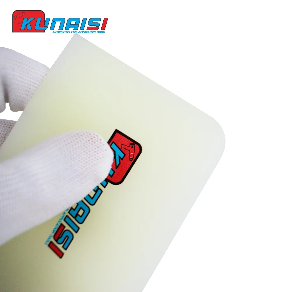 KUNAISI 자동차 스크레이퍼 부드러운 고무 스퀴지 틴트 도구, 유리 물 자동차 필름 액세서리, 카드 창 스퀴지 스티커 와이퍼 스타일링