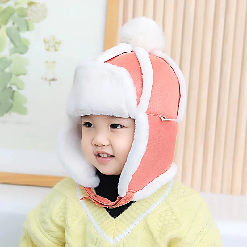 Winter Plush Lei Feng Ear Protection Hat for Children Warm Hats Recommended for Babies Aged 1-3 winter plush lei feng ear protection hat for children warm hats recommended for babies aged 1 3