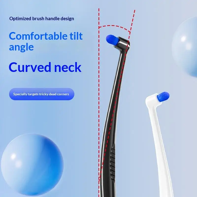 Small Head Single Bundle Interdental Brush Teeth Cleaning Toothbrush Deep Oral Cleaning Soft Bristle Colorful Small Head Brush