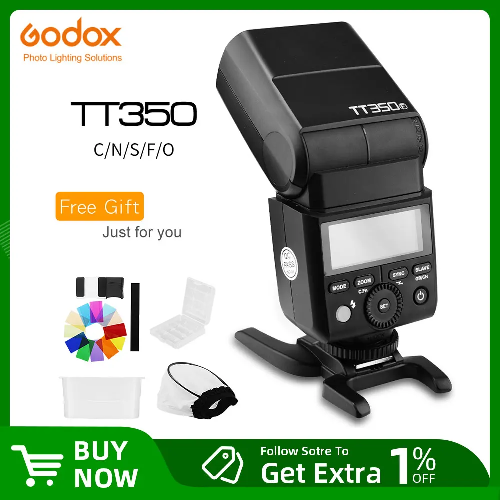 Godox-TT350C-TT350N-TT350S-TT350F-TT350F-TT350O-Flash-2-4G-HSS-TTL ...