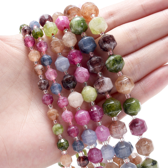 Stone Beads Blue Apatite Beads Round Loose Spacer Bead for Jewelry Making DIY Charm Bracelet Accessroies 6/8/10mm