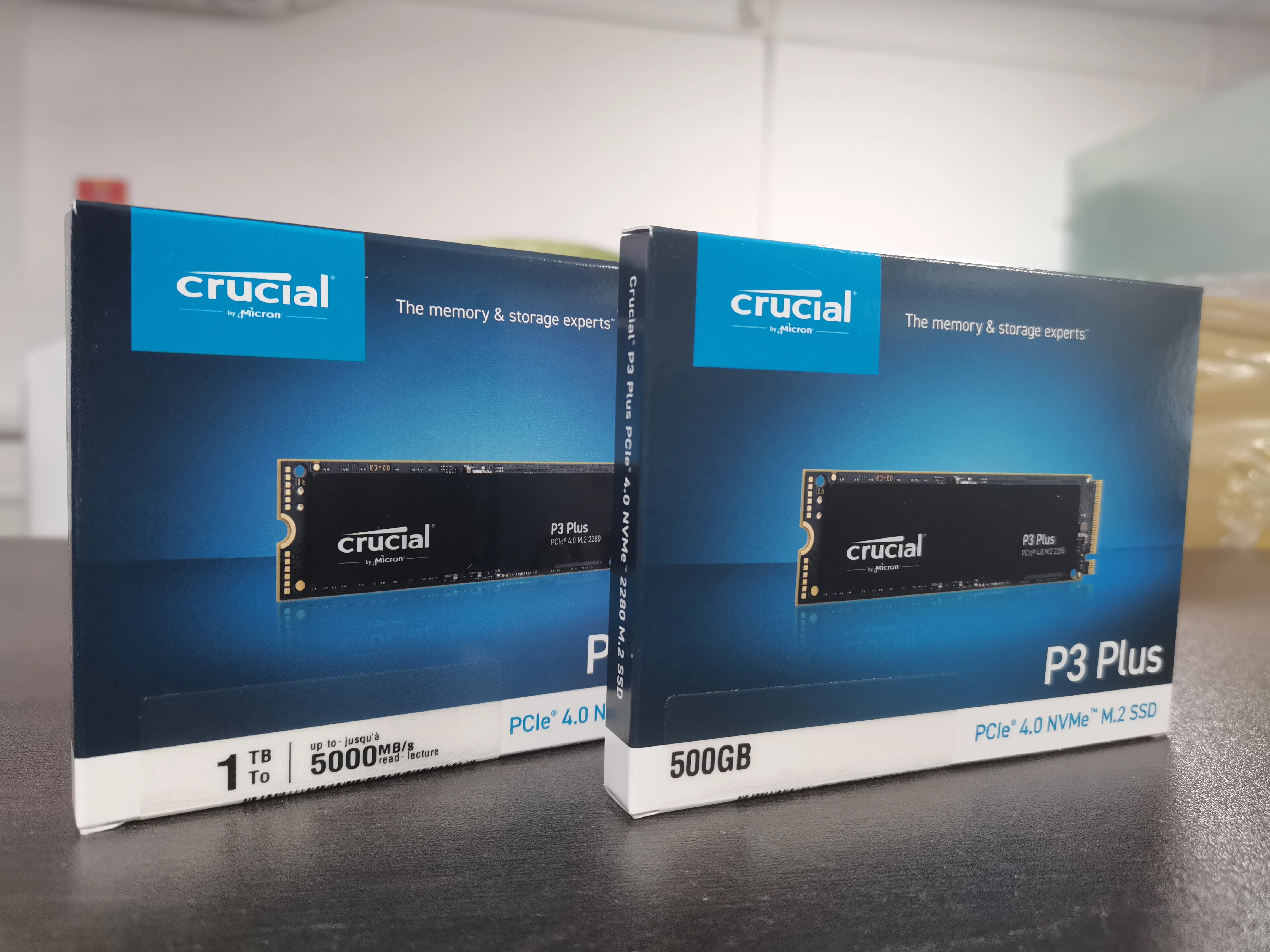 Crucial P3 PLUS 500GB 1TB 2TB 4TB PCIe 4.0 3D NAND NVMe M.2 SSD, Read Speed  Up to 4200MB/s Original and New