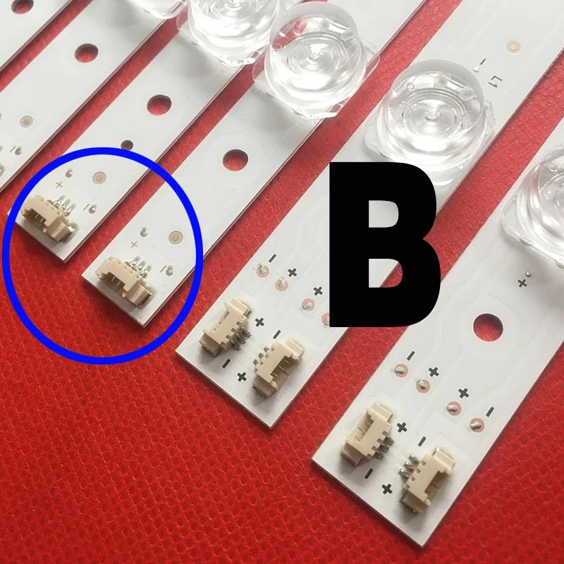 14 Pçs set Retroiluminação LED Tira MHDV5533-U4