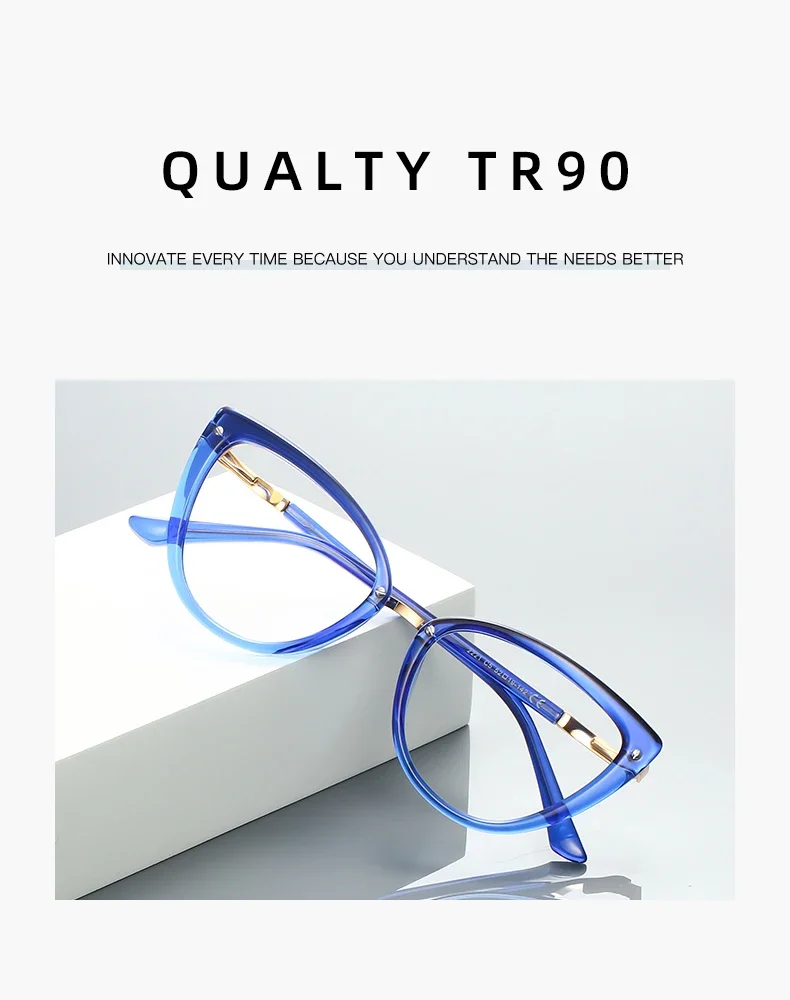 Cat Eye Reading Glasses – Women's Fashion Eyewear With Blue Light Protection