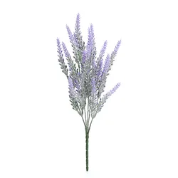 Elegant Lavender Faux Flower Bouquet - Premium Lifelike Decor for Home, Wedding, and DIY Projects (Set of 3) (5 - fork purple)
