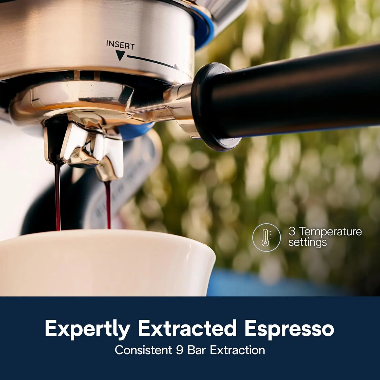 Dedica Maestro Plus Espresso Machine with Automatic Steam Wand for Latte, Cappuccino, Coffee, Stainless Steel, EC950M 3