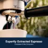 Dedica Maestro Plus Espresso Machine with Automatic Steam Wand for Latte, Cappuccino, Coffee, Stainless Steel, EC950M 3