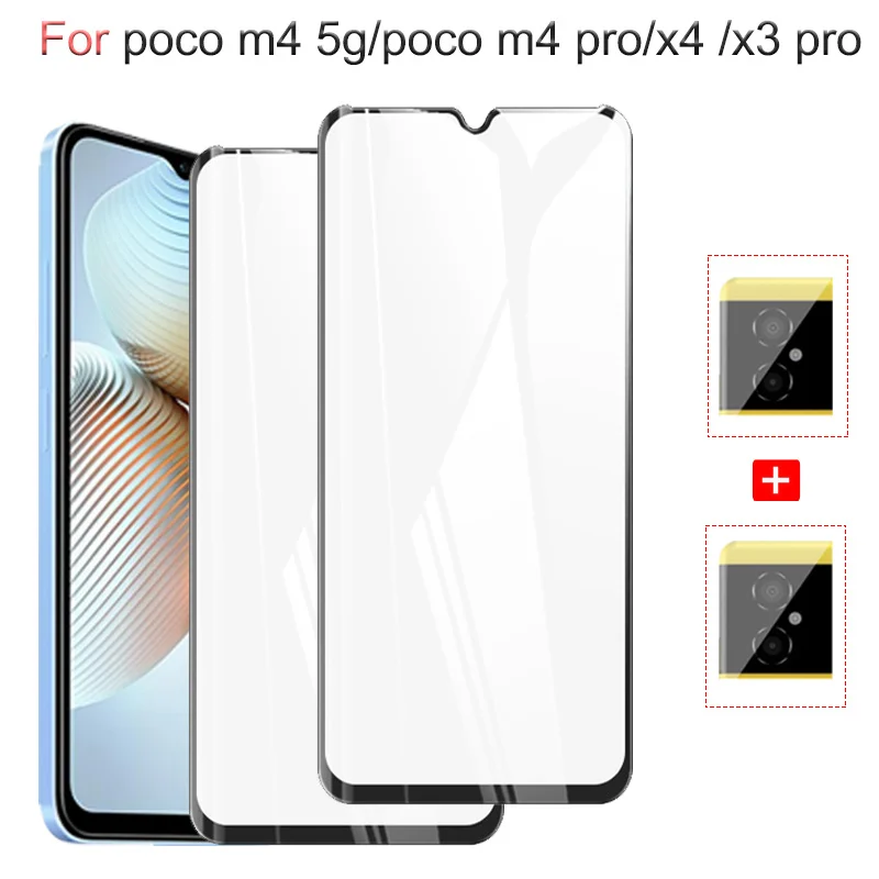 

Anti-scratch glass Poco M4 , 9H Hardness PocoM4 Tempered Glass Poco M 4 camera film for Xiaomi Poco M4 5G screen protector poco-m4 protectors for M4 Poco Glass