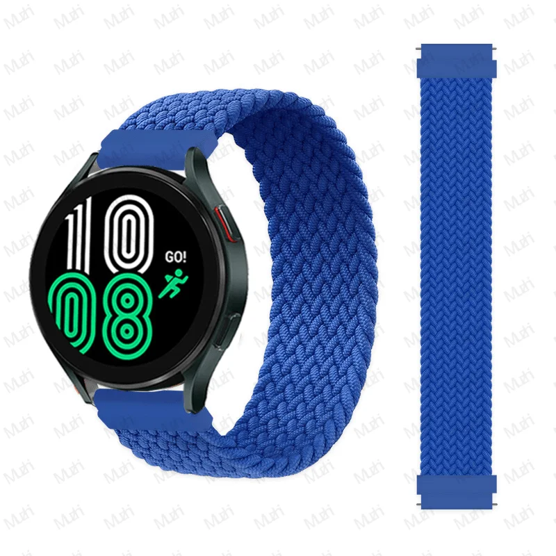 Braided Solo Loop Smartwatch Strap - 22mm/20mm Adjustable Bracelet