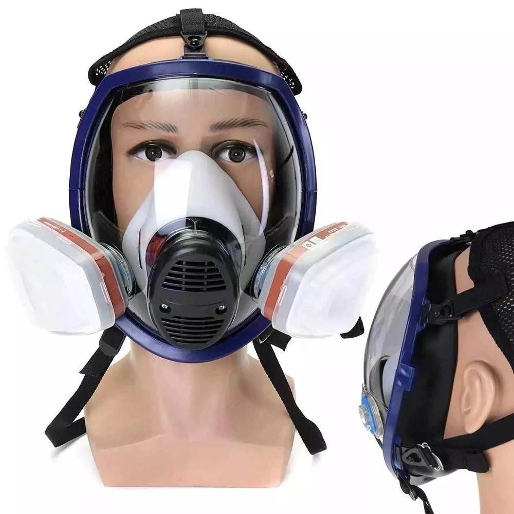 Masque à gaz intégral, respirateur facial, peinture, polissage à la  machine, soudage et autres travaux de protection, 6800 - AliExpress