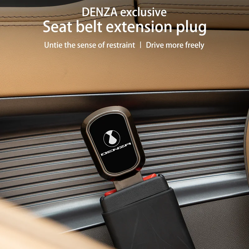 Seat belt extender for DENZA D9/N7 Seat Belts Extenders Safety Wear Buckles Safety Tape Latches Clamp Heads BYD N9 Z9 Z9GT Accessories metal