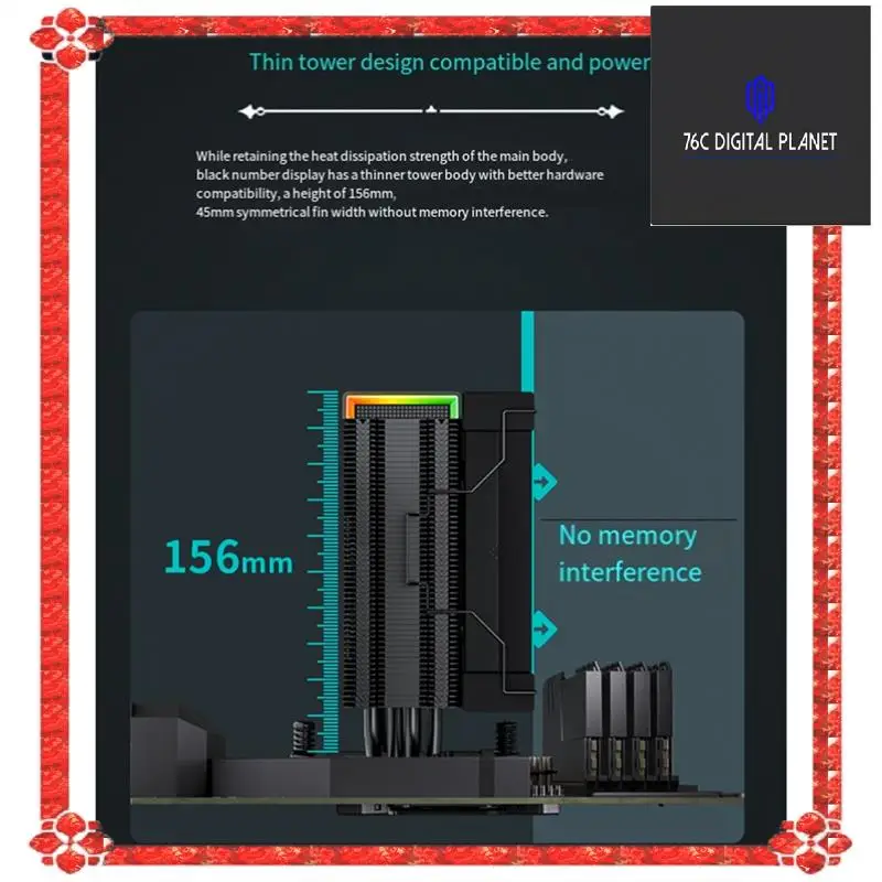 24-Hour Delivery DEEPCOOL AK400 CPU Processor Cooling Fan Radiator Digital Display For LGA1700/1200 115X