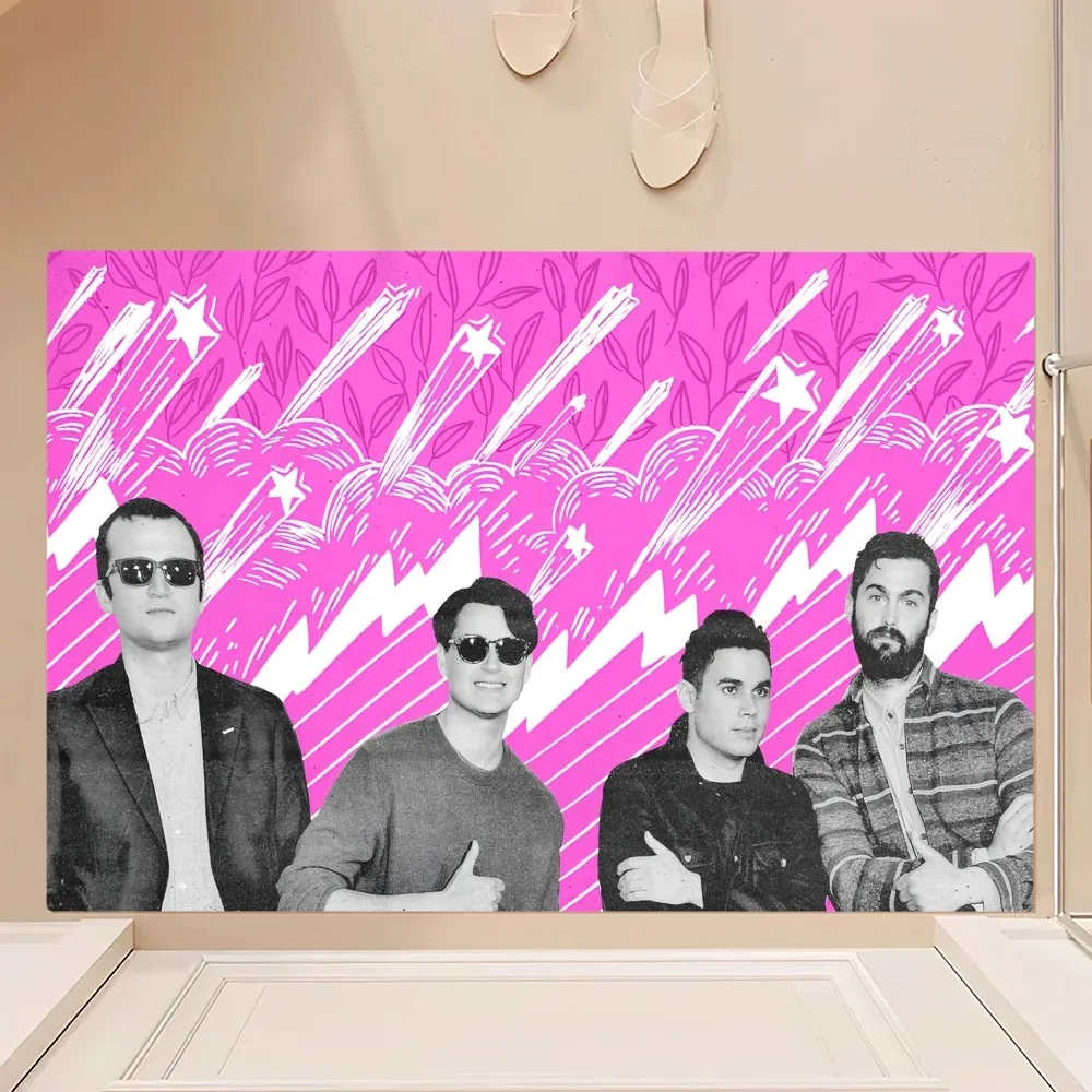 Rock Band Vampire Weekend Only God Was Above Us Floor Mat Bedroom Kitchen Door Bath House Super Absorbent Foot Non-slip 5