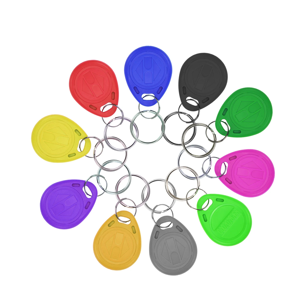 125khz EM4305 T5577 Blank RFID Badge Key Tag Chip Coin Cards Keytag Copy Rewritable Writable Rewrite Duplicate 125 khz 10pcs/lot