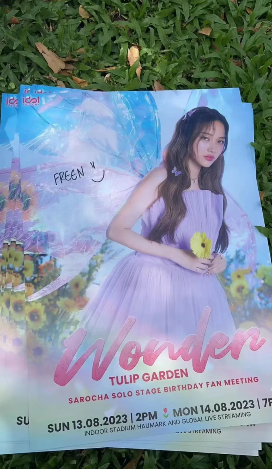 【レア】FreenBecky サインポスター レア】FreenBecky サインポスター フリーンサロチャタイの誕生日