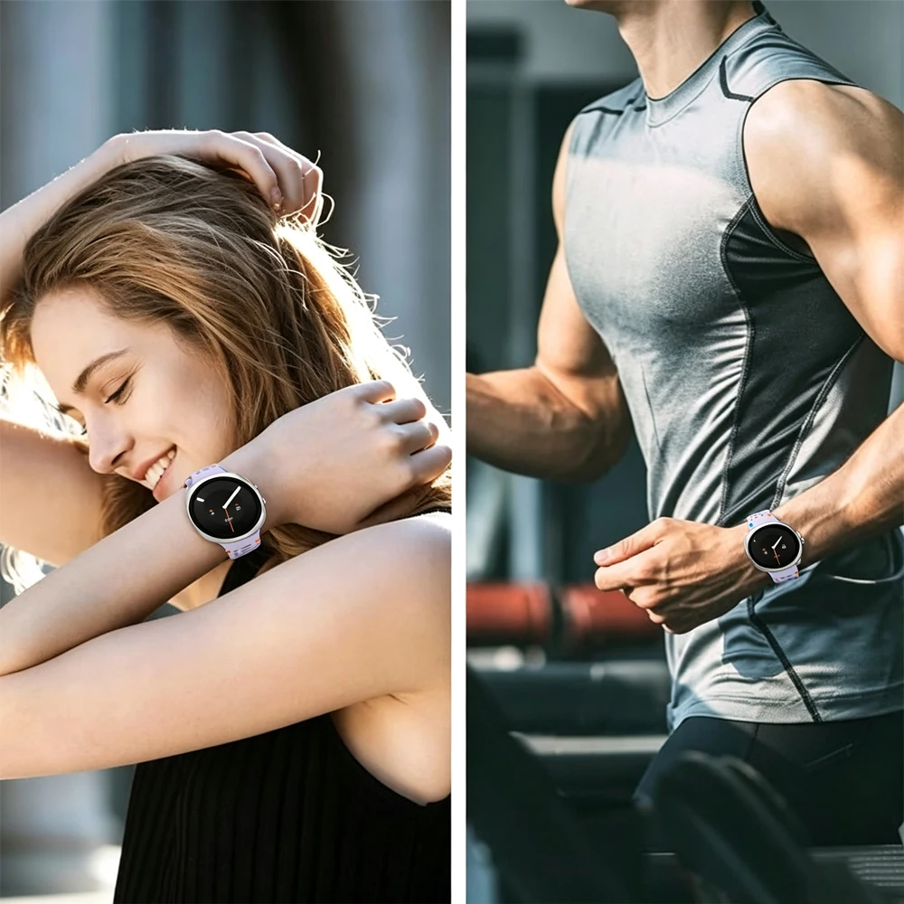 Breathable Silicone Magnetic Watch Strap Bracelet