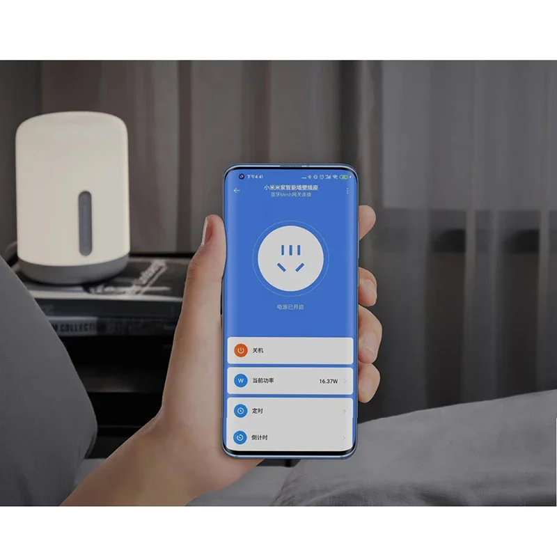 Xiaomi Mijia Smart Wall Socket Wireless Plug 10A 250V Xiaoai Voice Control Power Statistics OTA Upgrade For Smart Mijia APP
