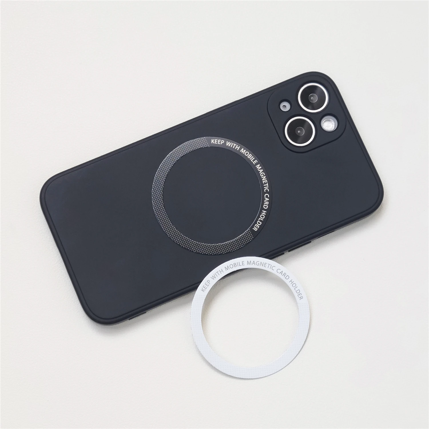 DIY Compatiable With Magsafe Mag Safe Magnetic Sticker Ring Magnet For  Apple Iphone 14 13 12 11 Pro Max Xs Xr Wireless Charger - AliExpress