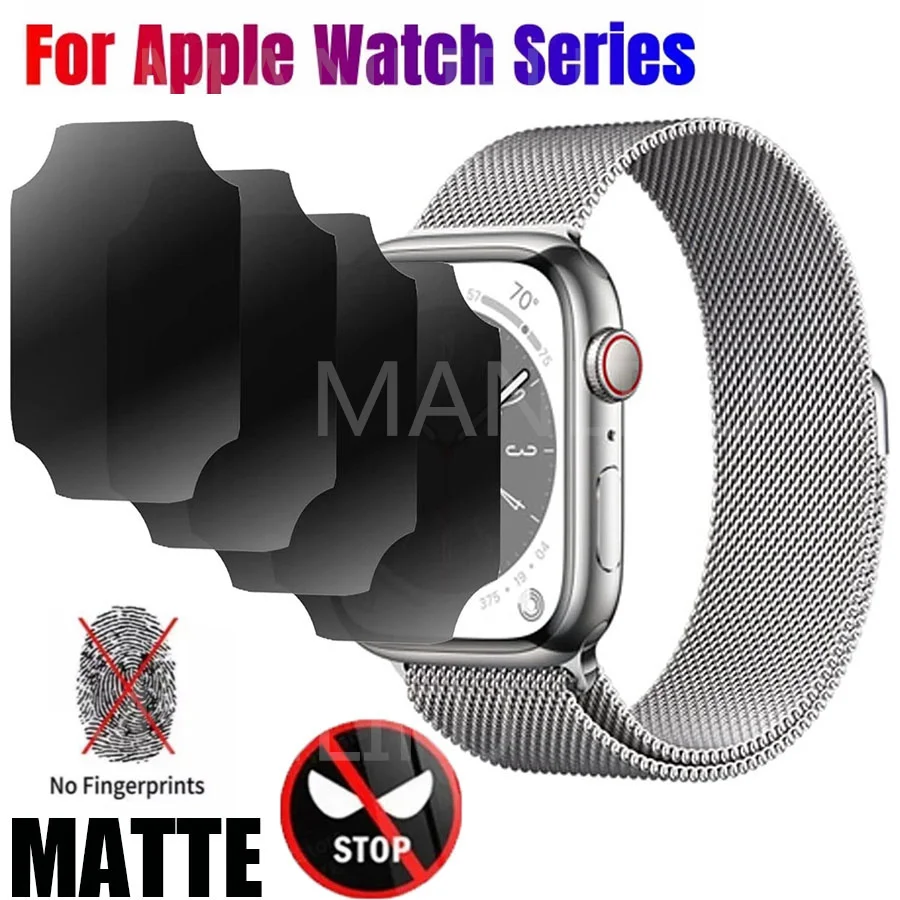 

Matte Anti Spy Hydrogel Film for Apple Watch Ultra 49mm 45mm 41mm 40mm 44mm iWatch Series 8 7 SE 4 5 6 Privacy Screen Protector