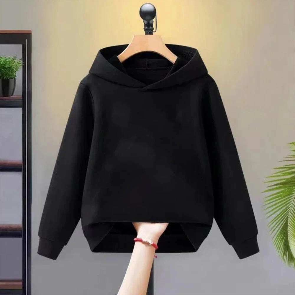 Kids' Hooded Sweatshirt for Boys & Girls Aged 3-12 | Multi-Color in Red, Pink, White & Black | Casual Versatile Kids' Top & Coat - 2