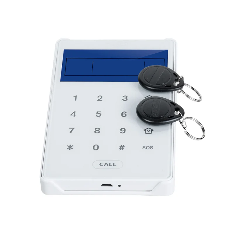 868MHz Password Two-way Keyboard Touch Keypad with 2pcs RFID Reading Tag Arm/Disarm for Focus ST-IIIB, ST-VGT, ST-IV, ST-IVB