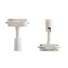 1/5/10/20pcs Lot Adjustable Mini E27 track light,Black White 1 Phase 2 Wire Simple Bulb Changeable E26 Plastic Rail Lighting 3