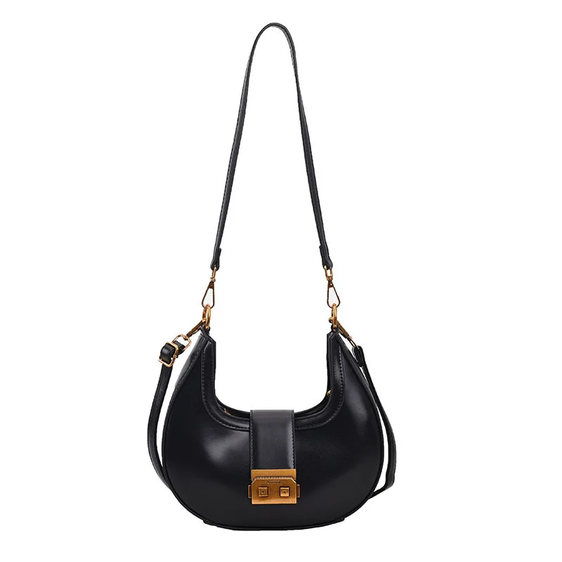 

Shoulder Single Bag For Handbag Woman New Crescent Shaped Style Multicolored High-Quality Messenger Versatile Luxury Crossbody